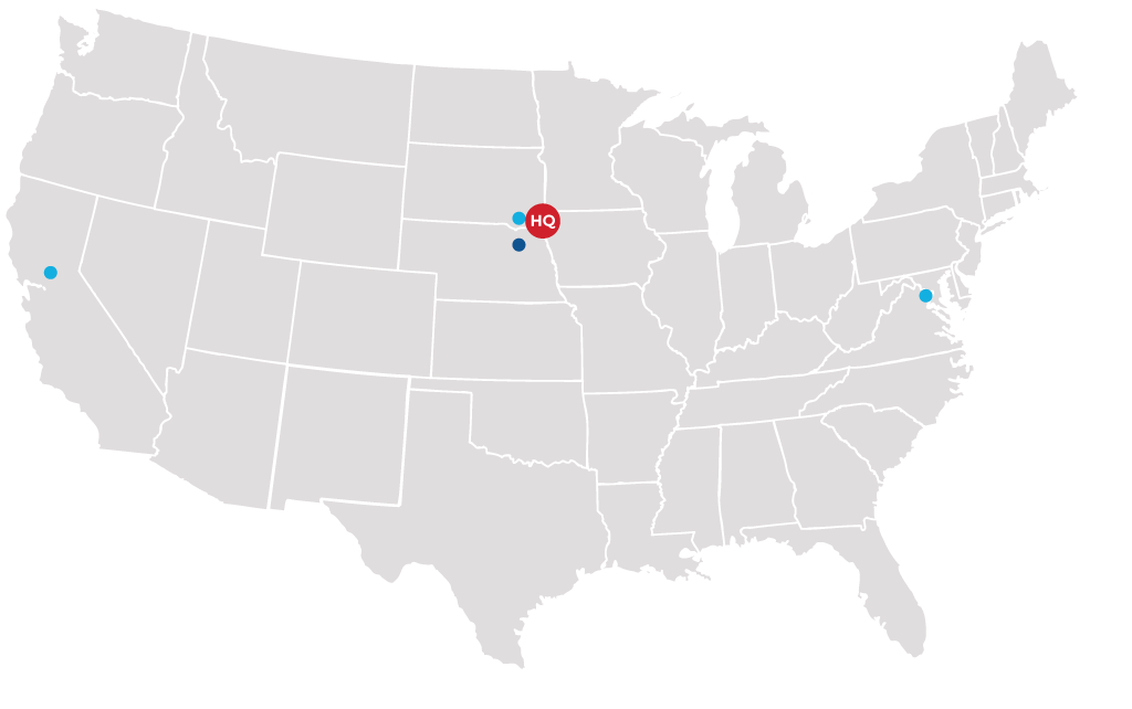 Sterling Map for United States of America